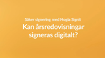 Signatur arsredovisningar