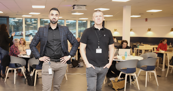 Ali Issa och Linus Kvarnhammar