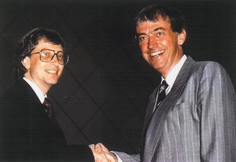 Bill Gates och Bert-Inge Hogsved