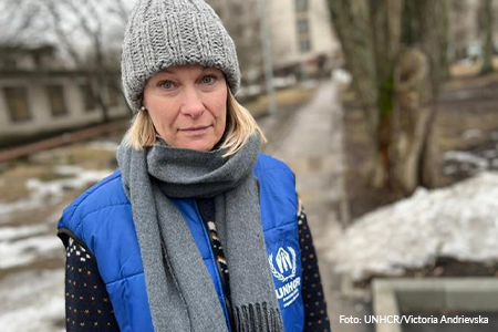 Karolina Billing Lindholm, UNHCR:s chef i Ukraina