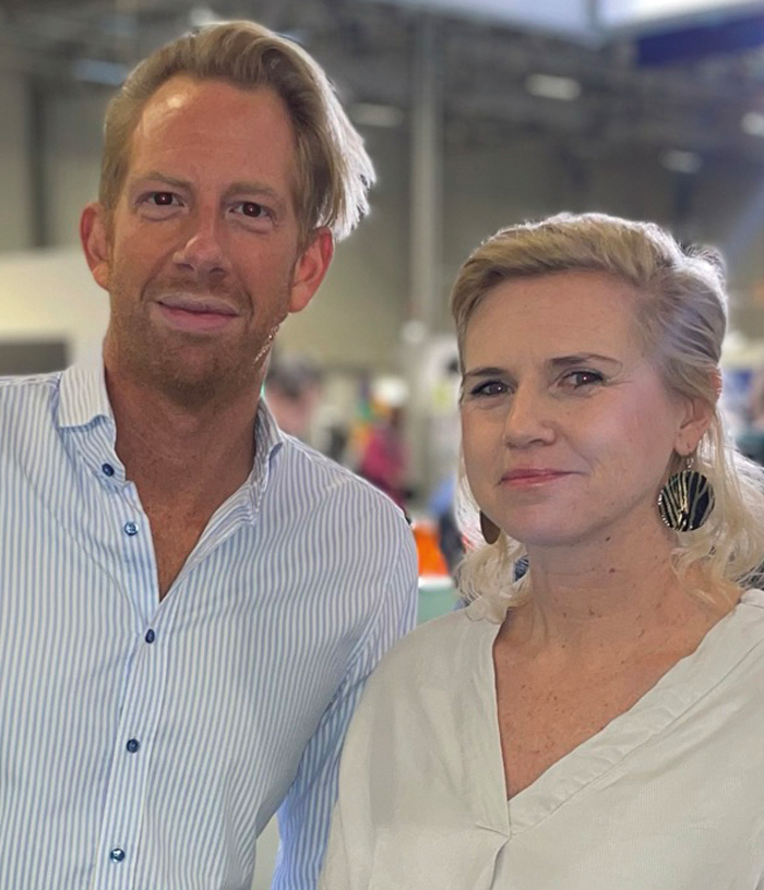 Erik Douglasson och Sara Jansson, populära föreläsare på Hogias Kompetensdag Lön/HR 