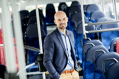 Fredrik Eliasson, kollektivtrafikchef för Region Örebro län.